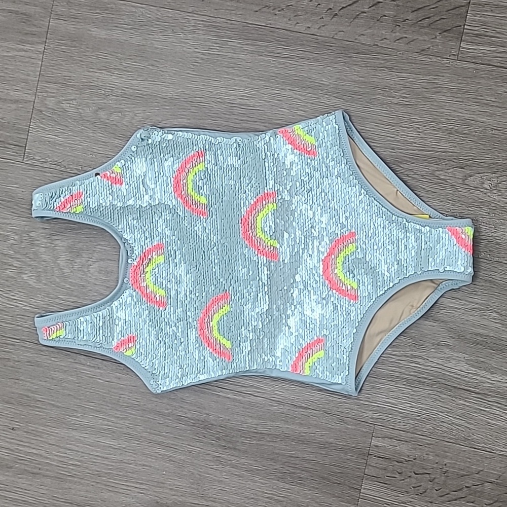 Shade Critters Colorful Rainbow Swimsuit Girl's Size 3T NWT